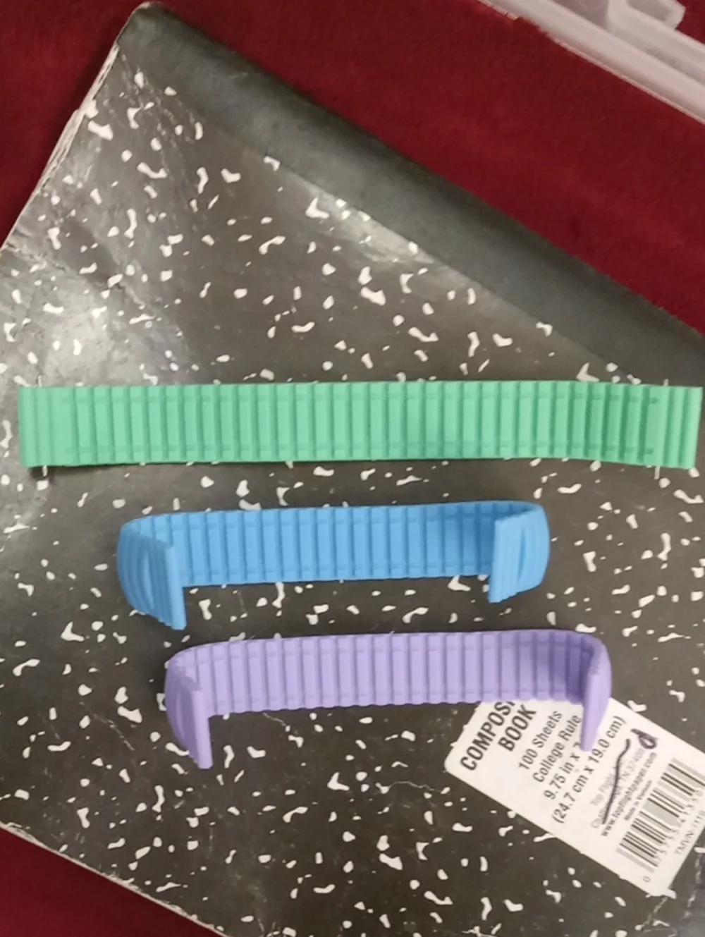 Silicone WatchBands in Mint, Sky Blue & Lavender Watch Band